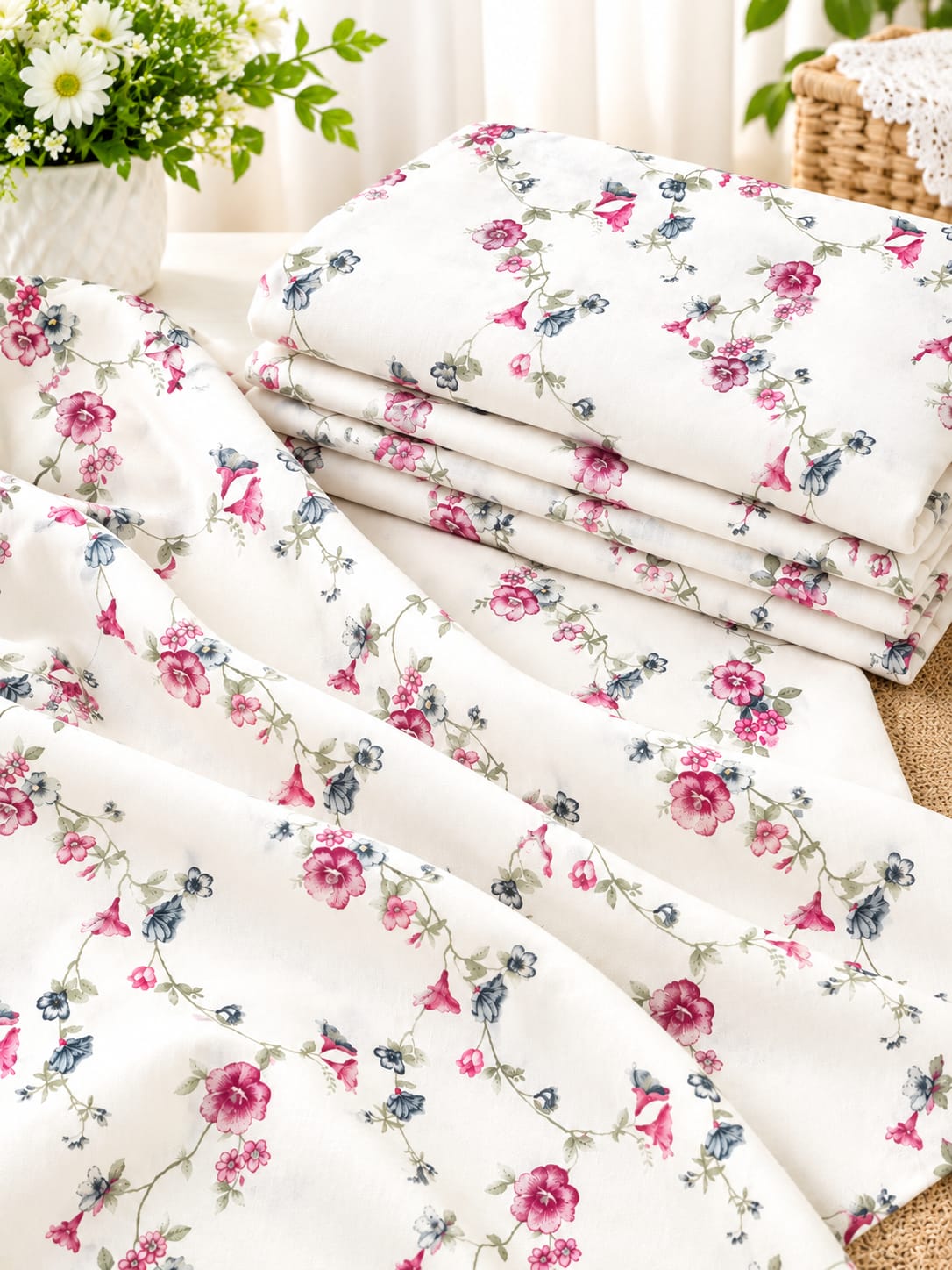 Floral Bedsheet